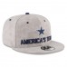 Men's Dallas Cowboys New Era Gray 2018 NFL Draft Spotlight Premium 9FIFTY Snapback Adjustable Hat 2969297